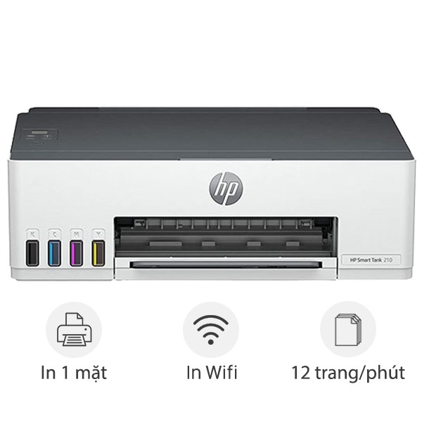 Máy in phun màu HP Smart Tank 210 3D4L3A